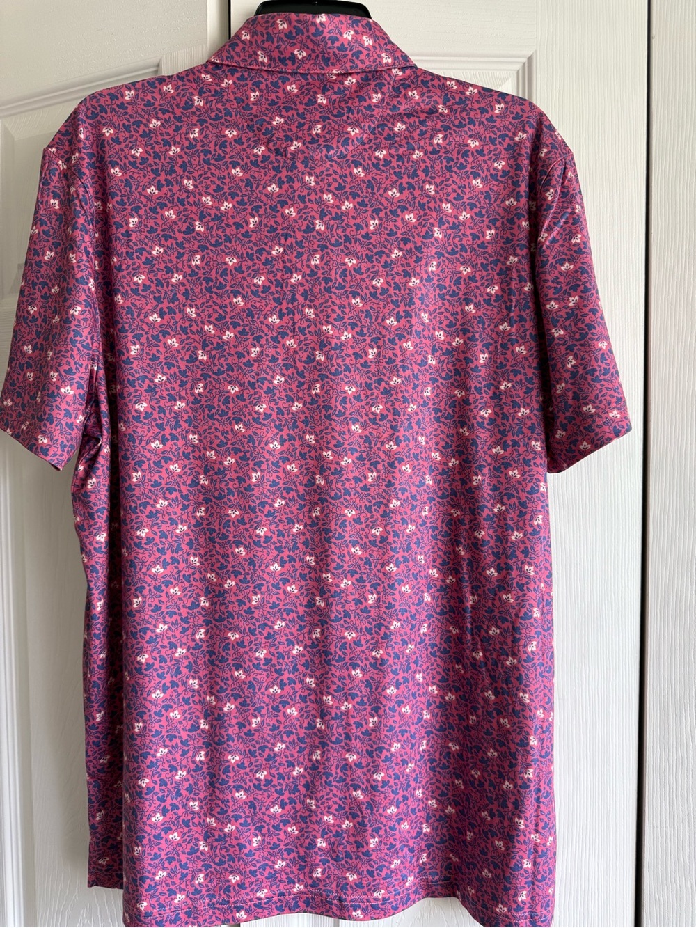 NEW IZOD Golf Mens Short Sleeve Floral Print Polo Shirt - Picture 4 of 4